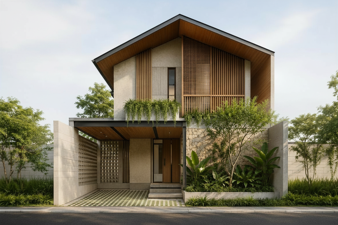 Rumah tropis modern karya TGRA Living Space